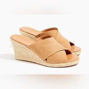 J. Crew Women's Brown Crisscross Sandals